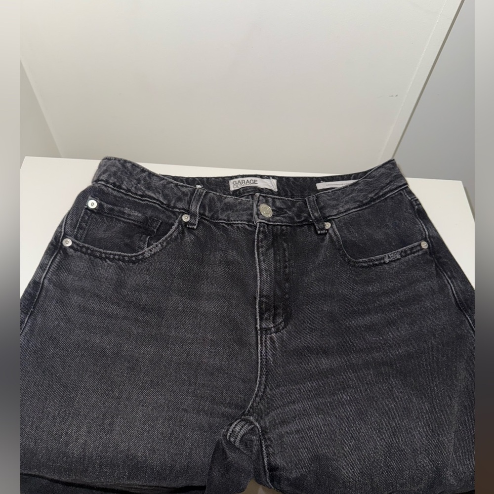 Garage Women's Dark Gray Mid Rise Jeans